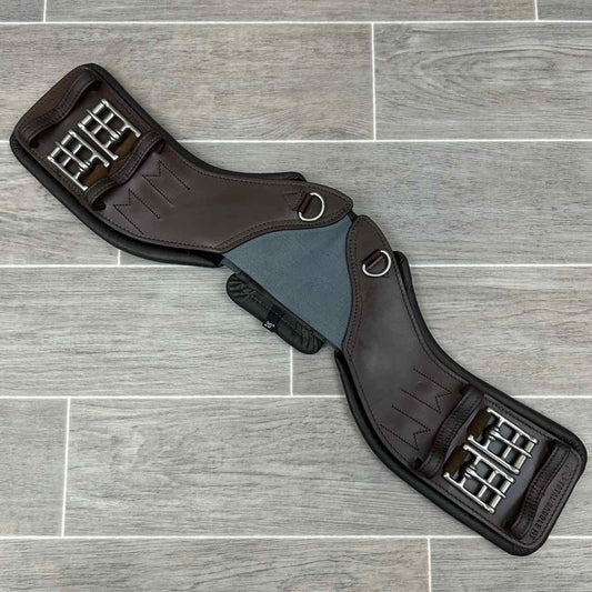 Total Saddle Fit StretchTec Shoulder Relief Dressage Girth with Leather Liner