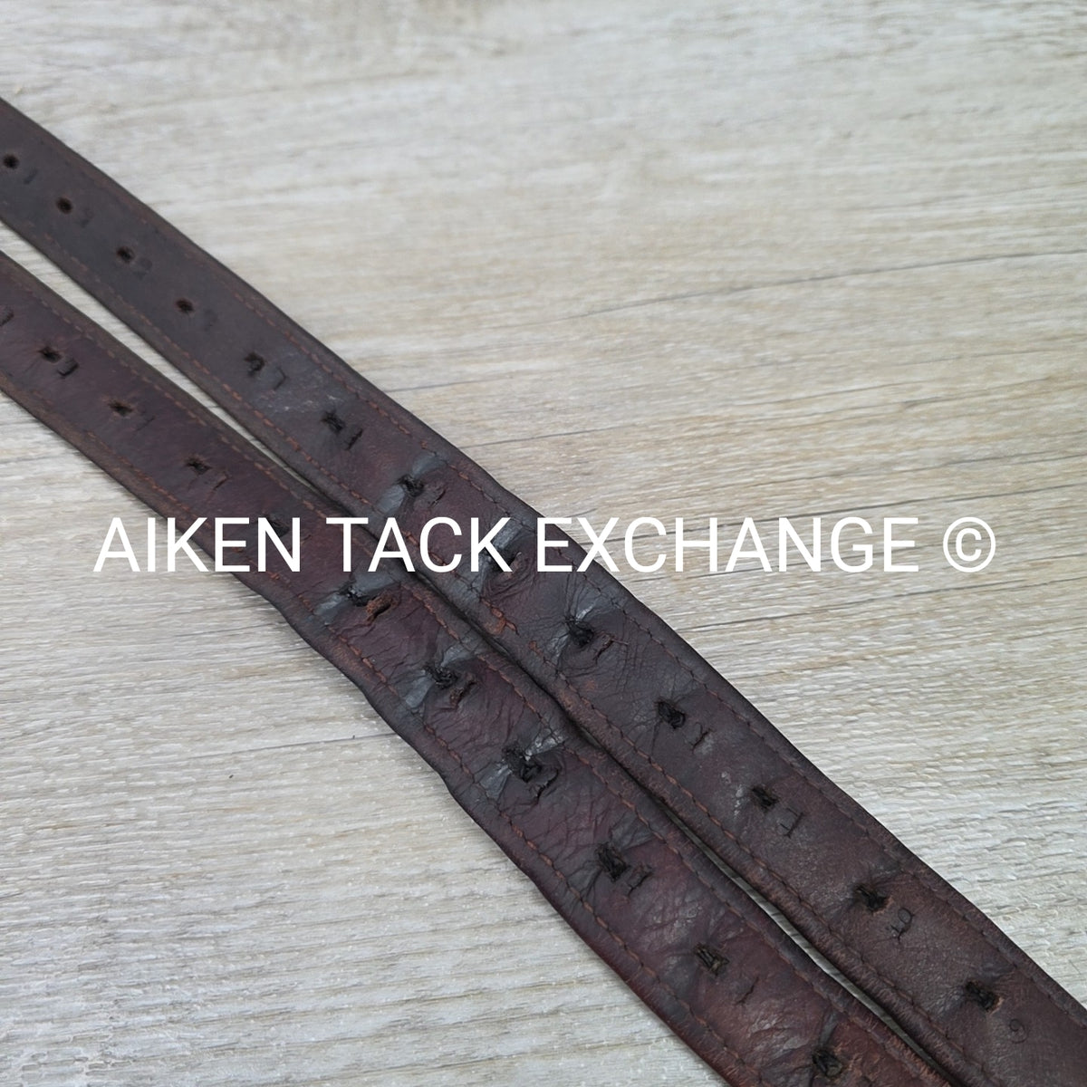 HDR Covered Nylon Lined Stirrup Leathers, Brown, 54"