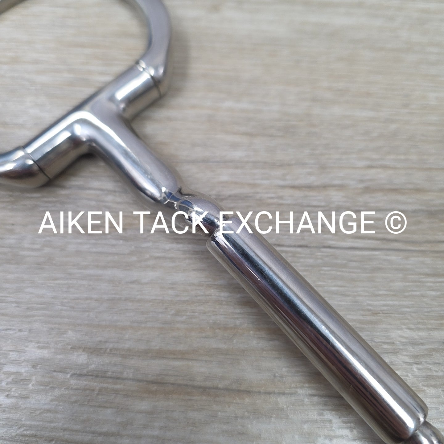 Myler Eggbutt without Hooks Forward Tilt Ported Barrel Bit MB 36 6"