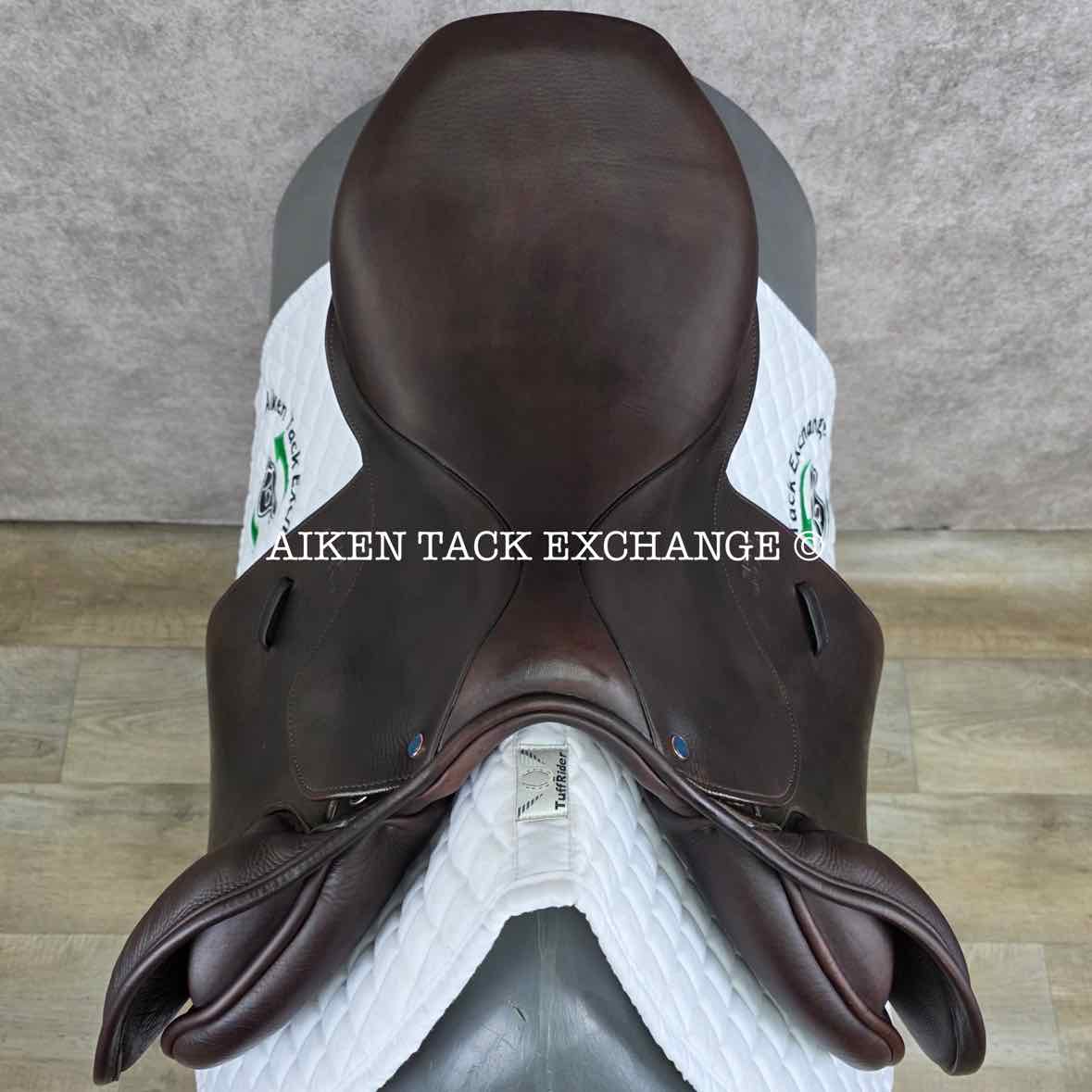 2021 Stubben Ascend Close Contact Jump Saddle, 18" Seat, 27cm Tree - Narrow, Wool Flocked Panels