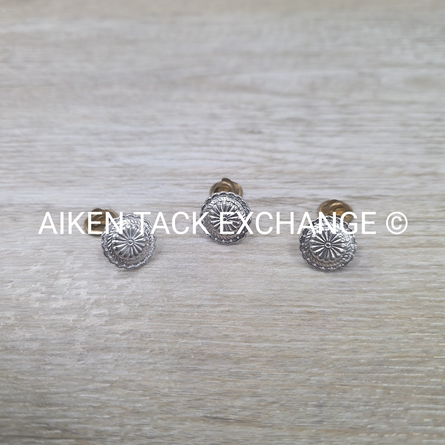 Silver Tie Tacks, Set of 3