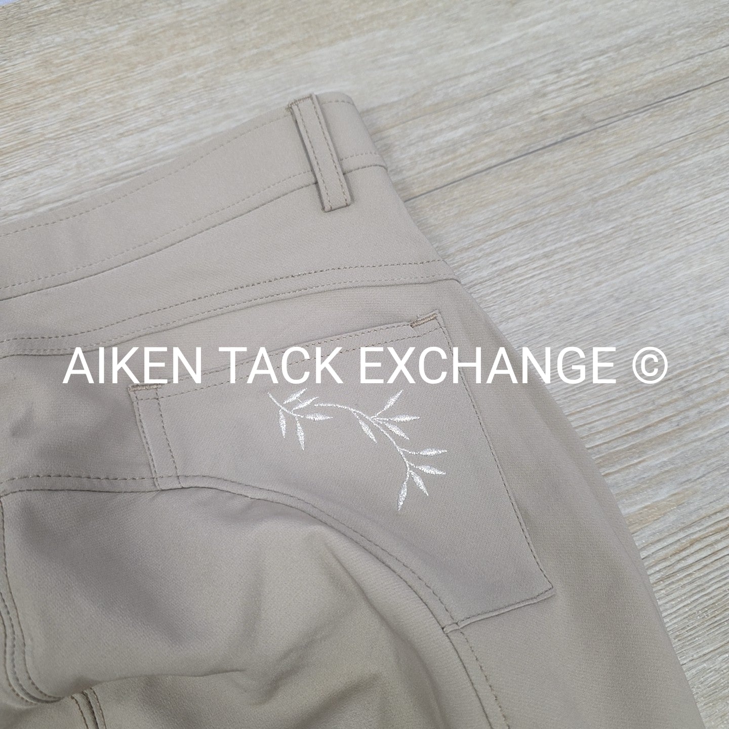 Horze Silicone Grip Knee Patch Breeches, Size 28