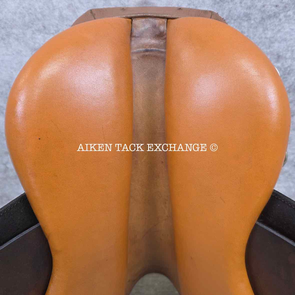 **SOLD** Crosby Miller's Prix Des Nations Pony Saddle, 14" Seat, Medium Tree, Foam Panels