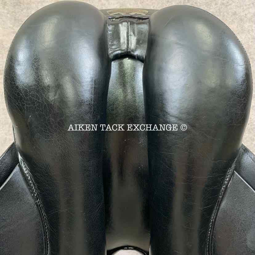 **SOLD** 2003 Kieffer Norbert Koof FL All Purpose Jump Saddle, 17" Seat, Medium Wide Tree, Wool Flocked Panels