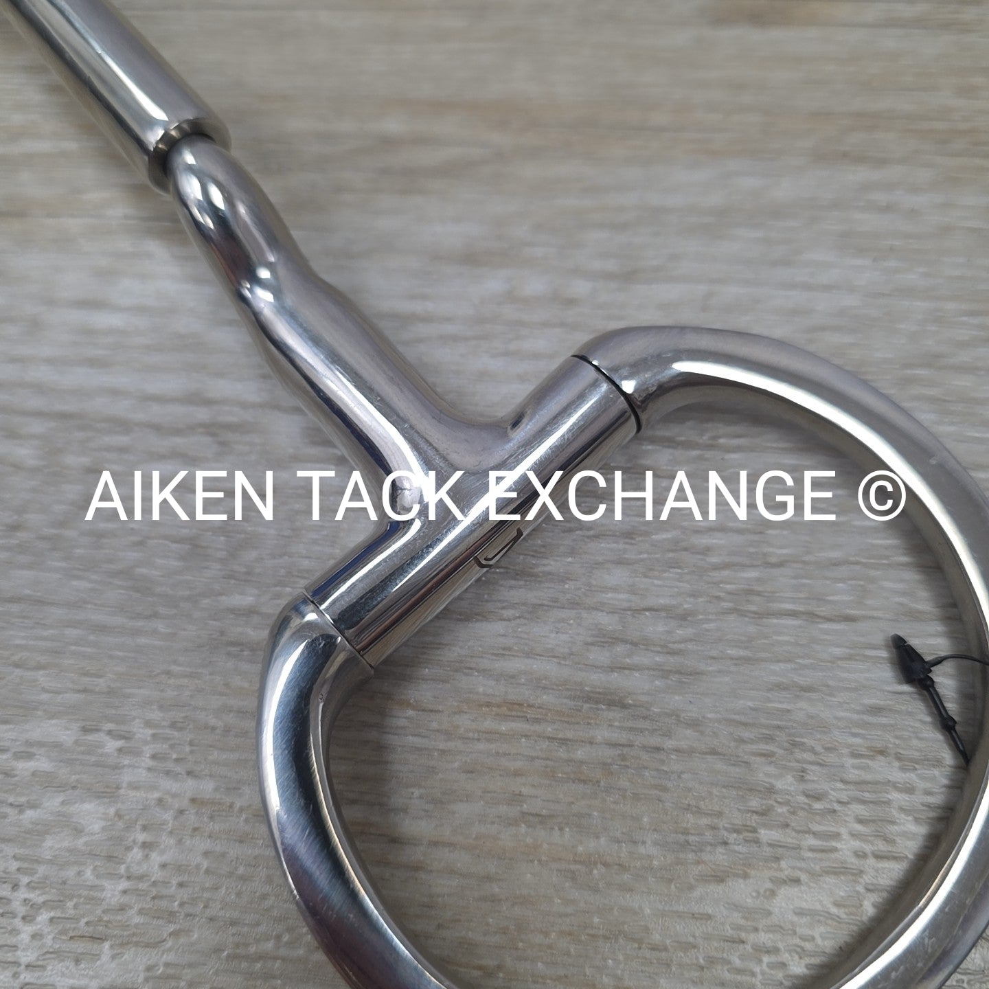 Myler Eggbutt without Hooks Forward Tilt Ported Barrel Bit MB 36 6"