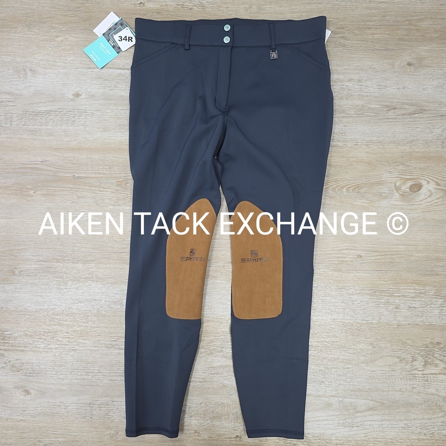 Romfh Willow Knee Patch Breeches, Size 34 R