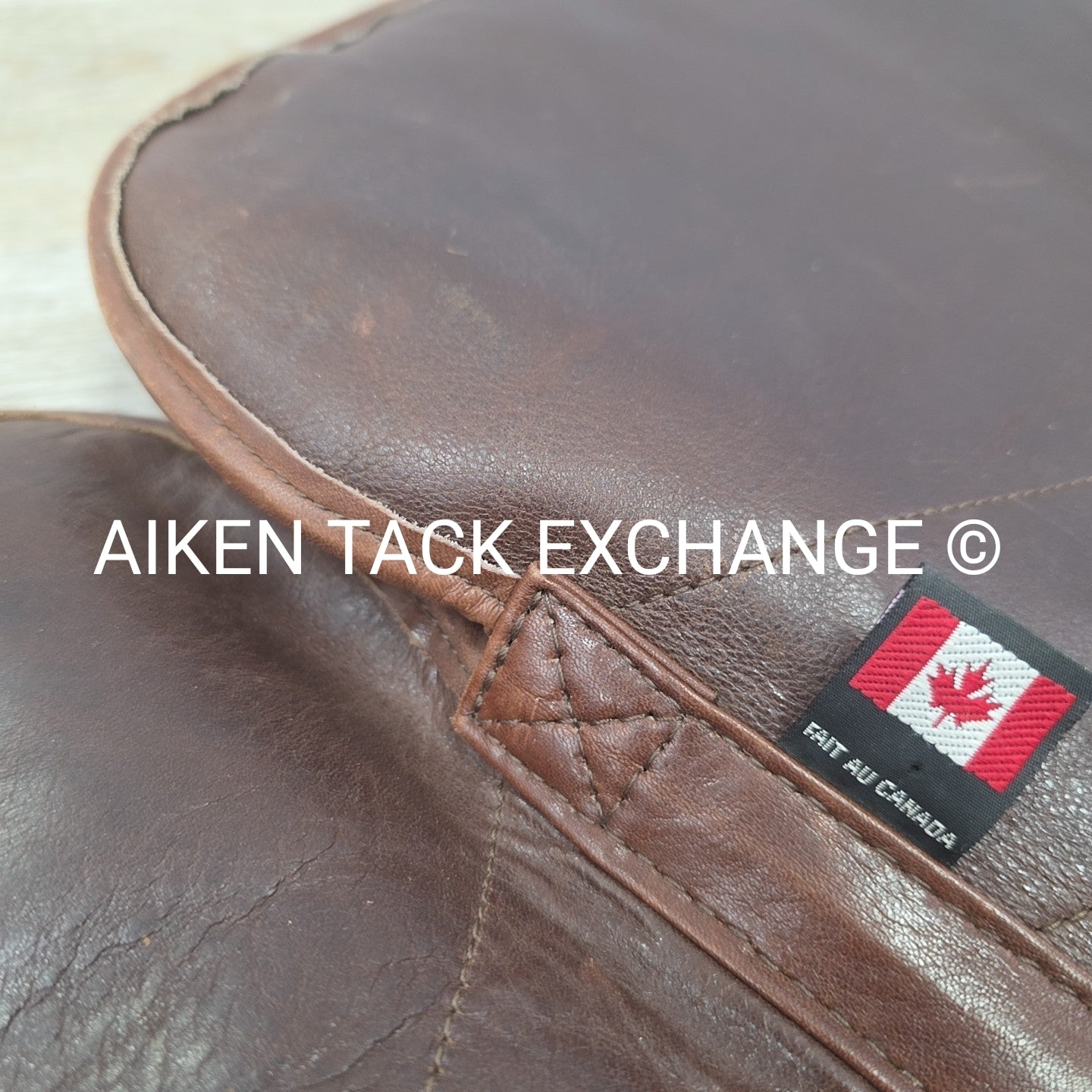 Ogilvy Leather & Foam Half Pad, 16.5" - 18"