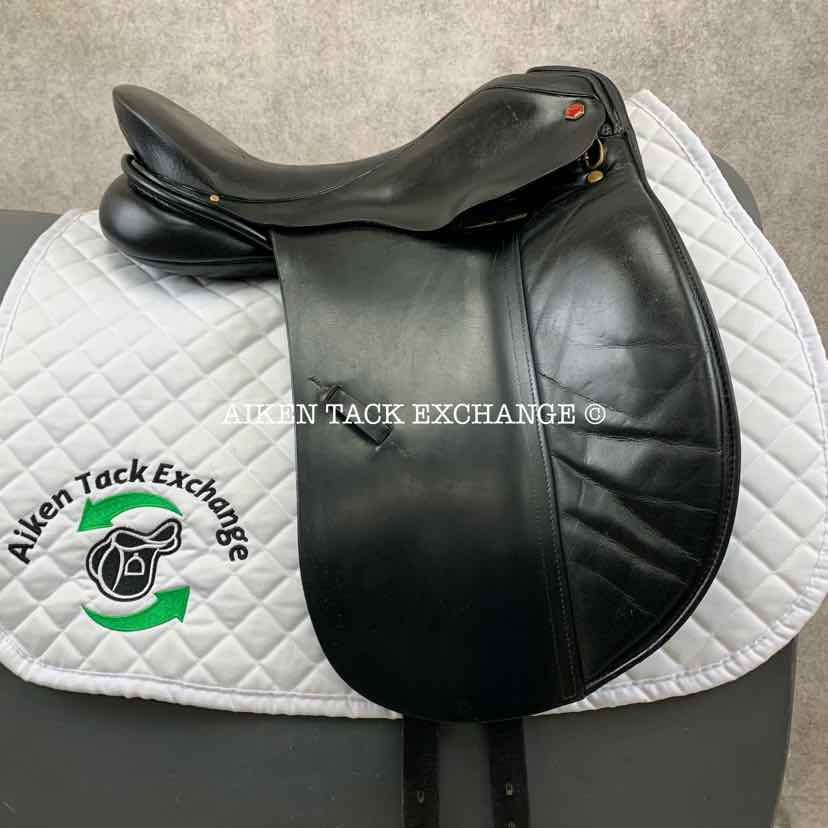 **SOLD** Albion Style SL Dressage Saddle, 16.5" Seat, Short Flap, Medium Tree, Wool Flocked Panels