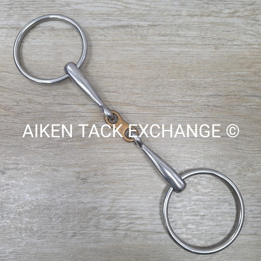 Copper French Link Loose Ring Bit 6"