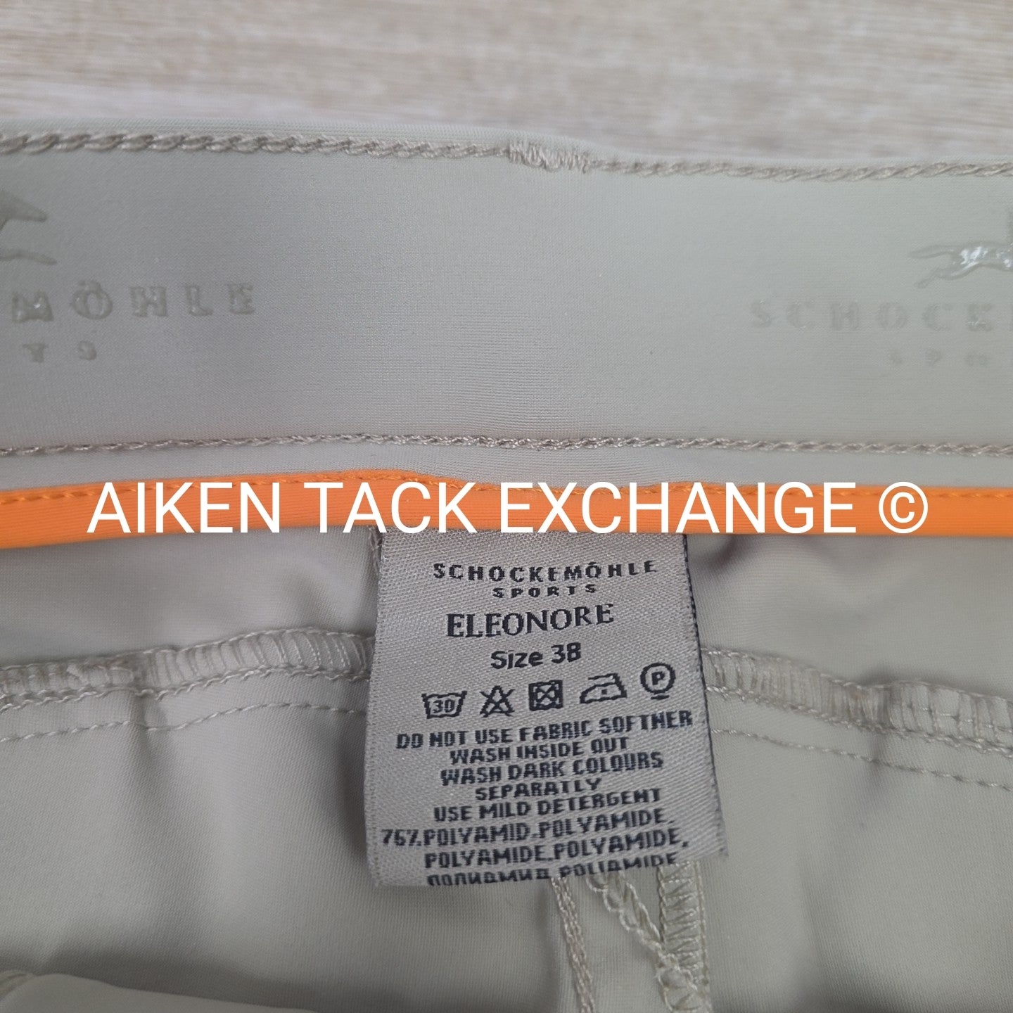 Schockemohle Eleonore Silicone Grip Knee Patch Breeches, Size 26