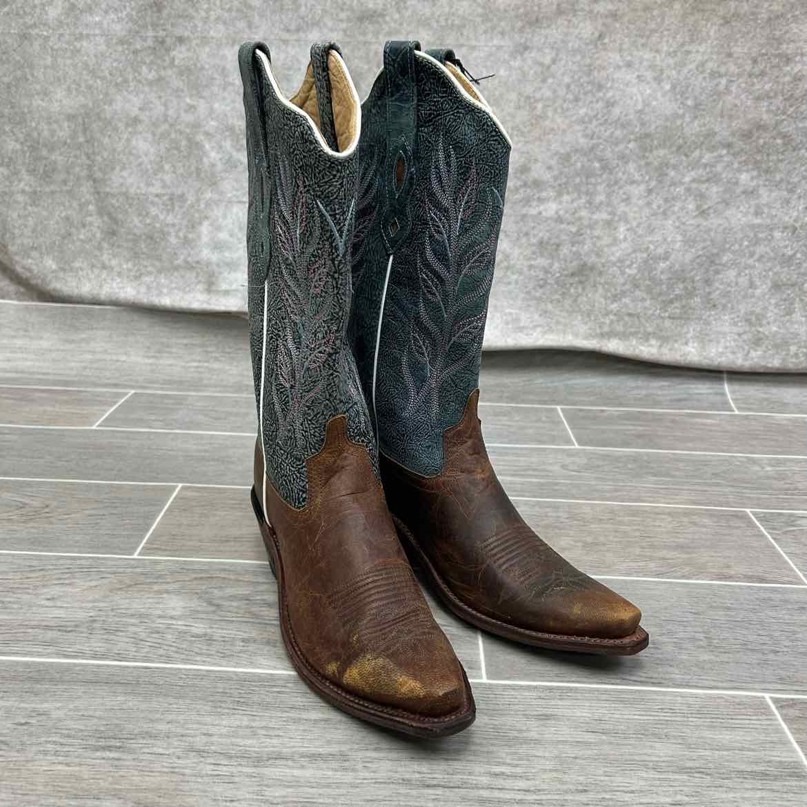 Old West Western Boots, Size 7.5