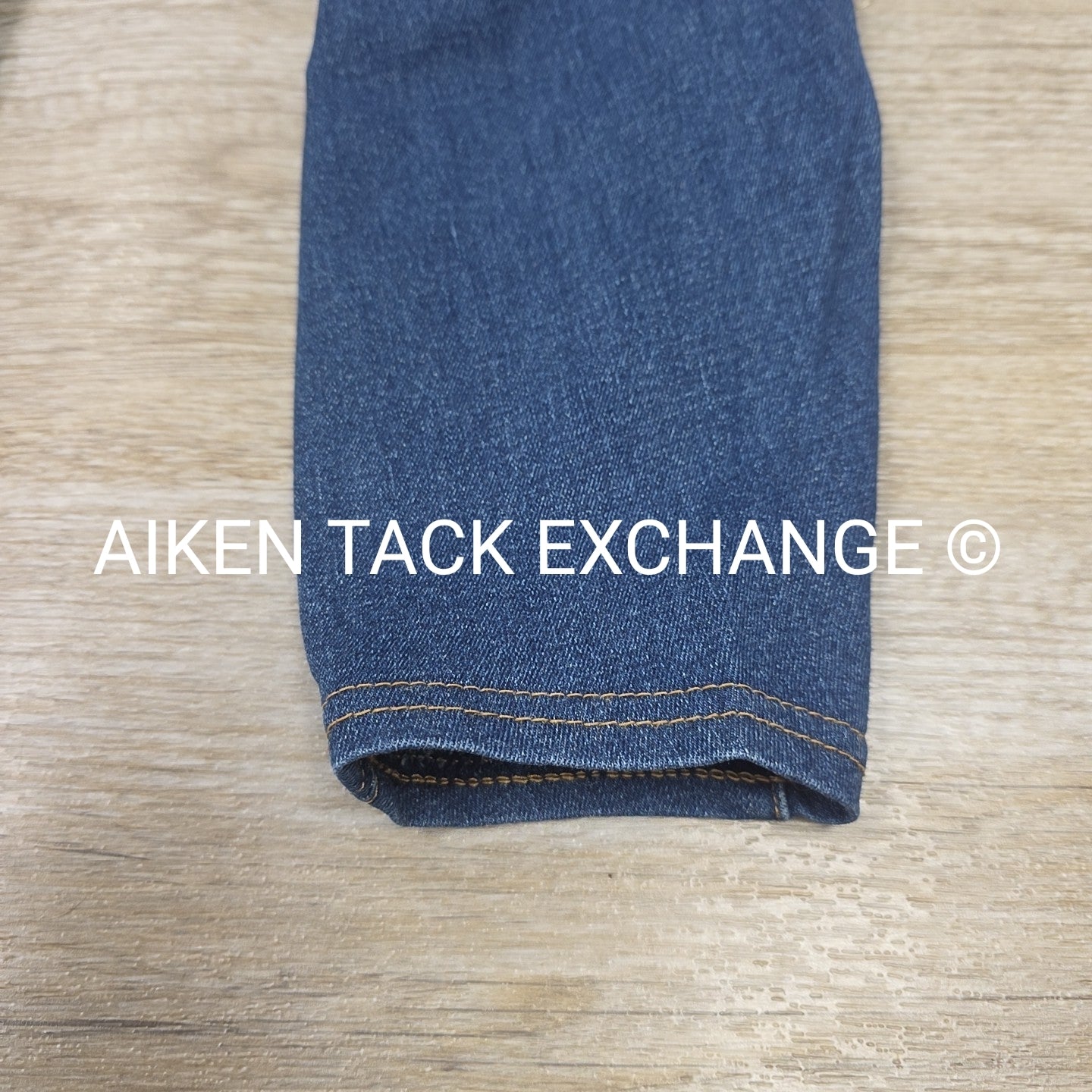 PS of Sweden Maggie Silicone Grip Full Seat Denim Breeches, Size 42 US 30