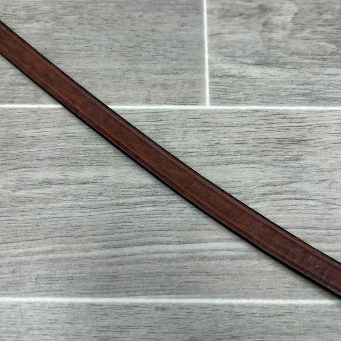 Tory Leather Dog Collar, Brown, 26