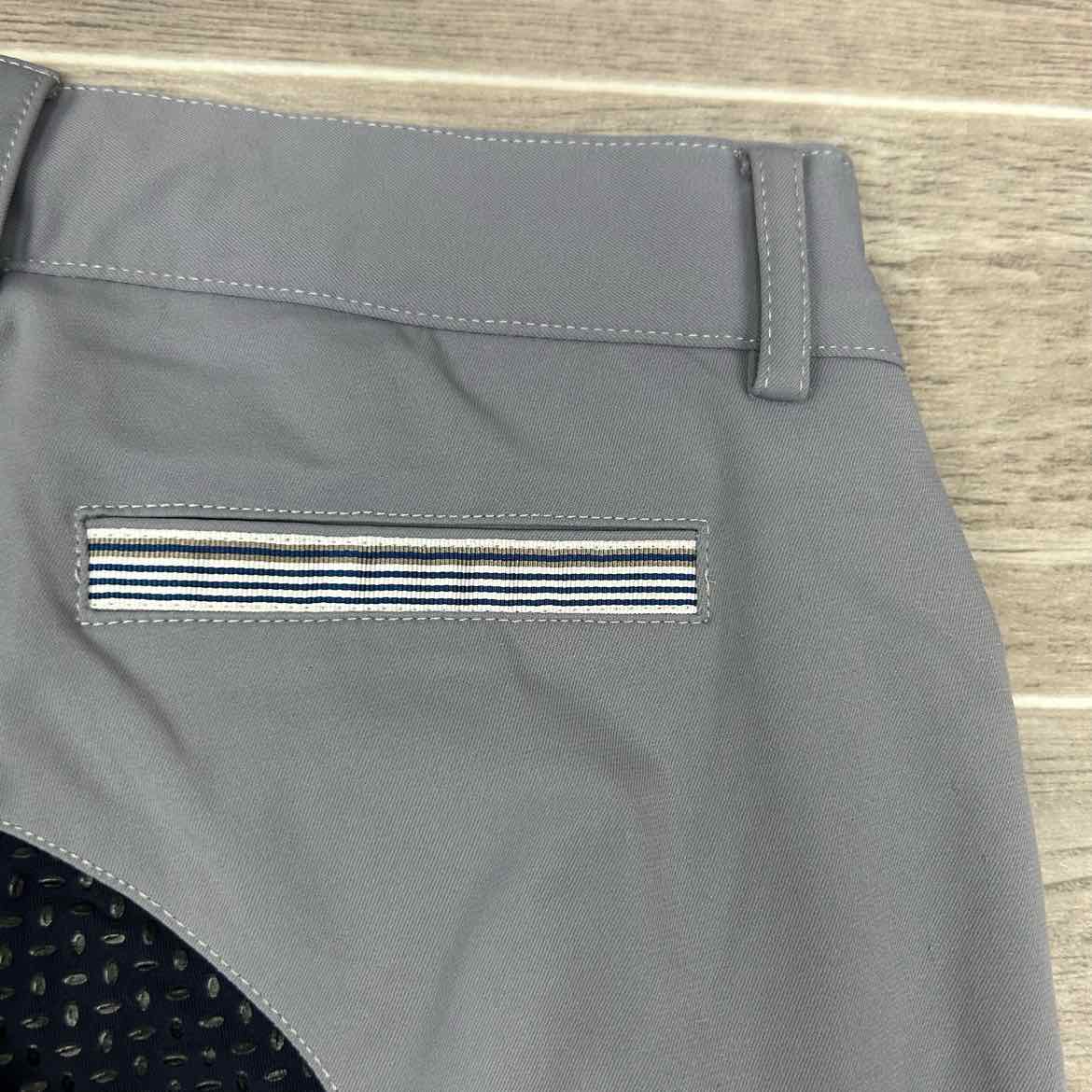 Euro Star Silicone Grip Full Seat Breeches, Size 32