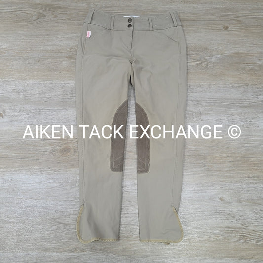 Tailored Sportsman Trophy Hunter Knee Patch Breeches, Size 26