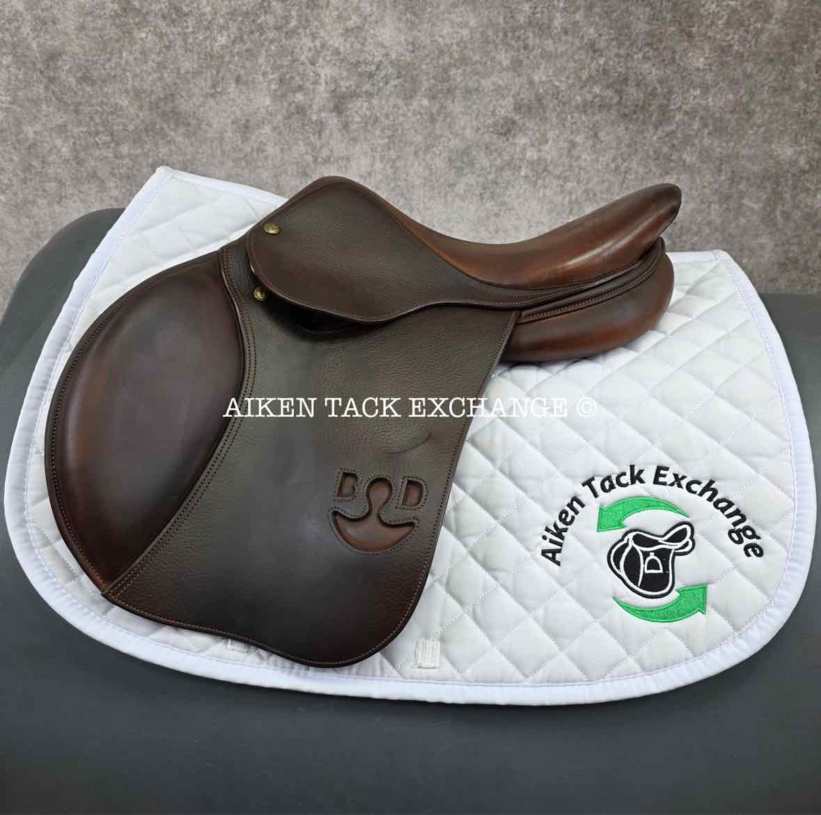 2019 Bruno Delgrange Nino Close Contact Jump Saddle, 15.5" Seat, 1A Flap, M/MW Tree, Foam Panels