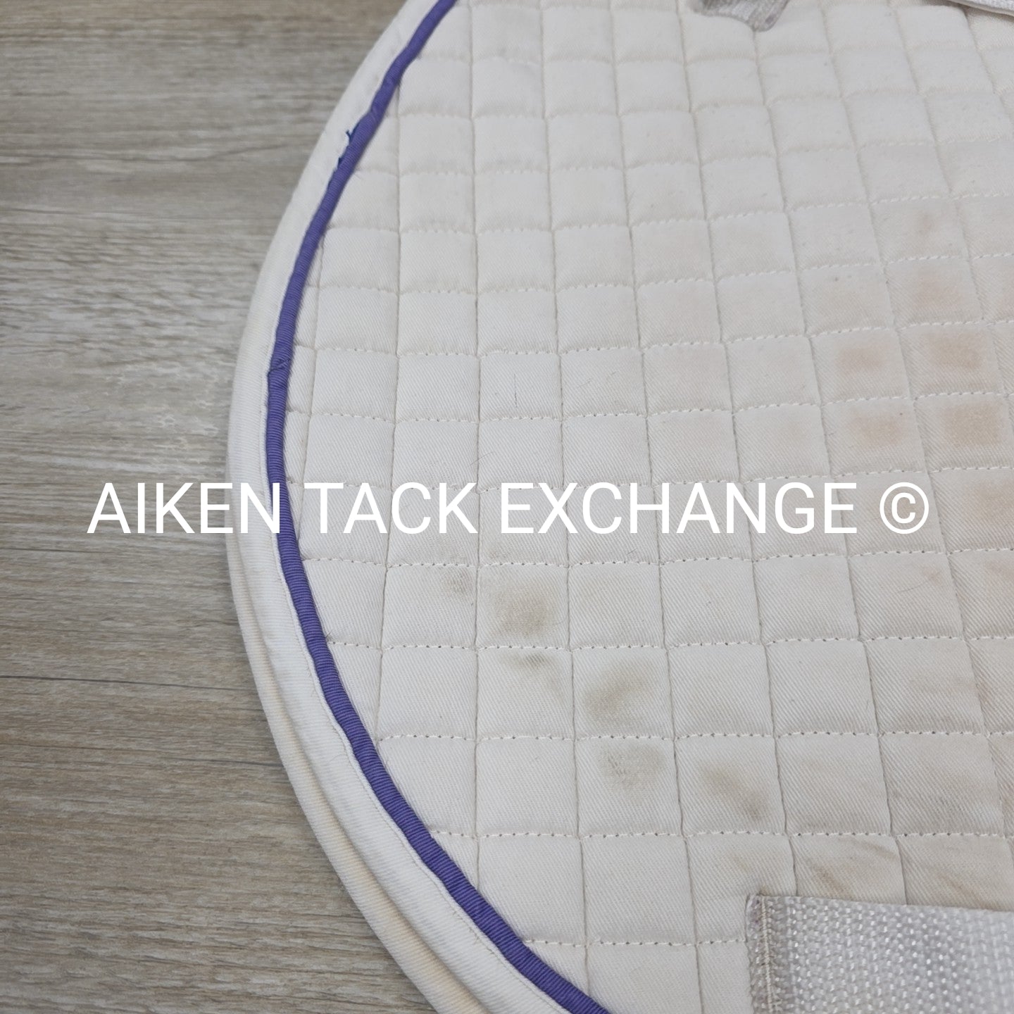 PRI All Purpose Saddle Pad w/ Purple Trim