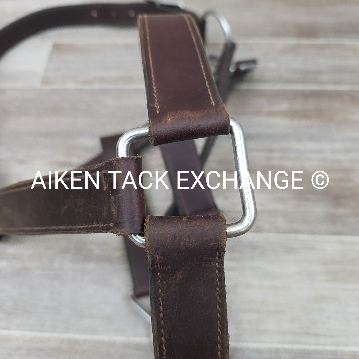 Leather Halter, Brown, Size Draft