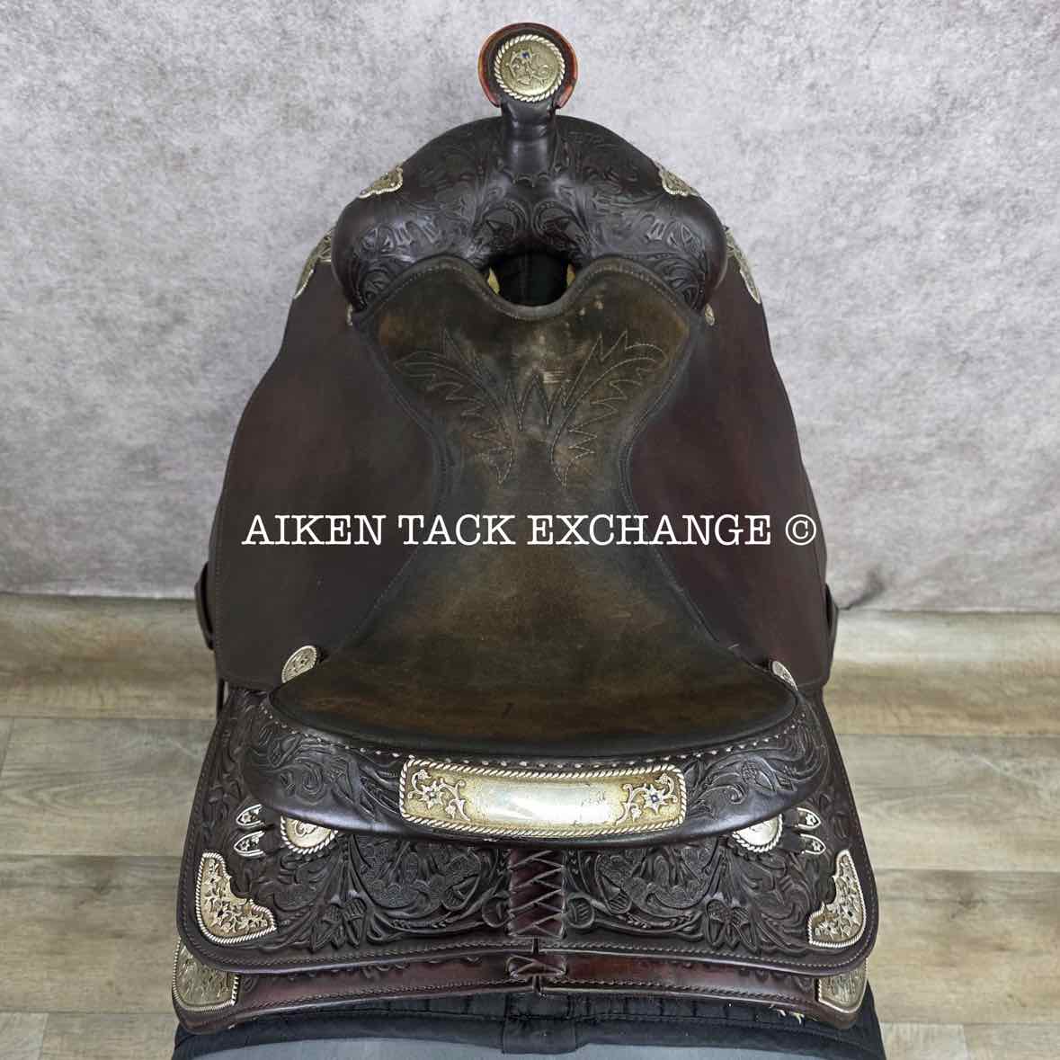 2001 Circle Y 2375 Equitation Western Saddle, 16.5" Seat, Regular Tree - Semi QH Bars