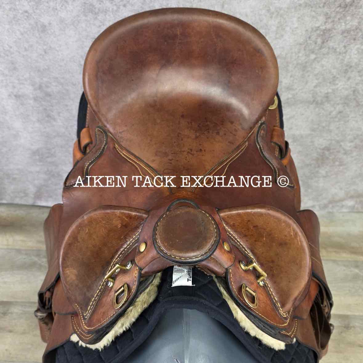 Trevor James Champion Drafter Australian Saddle, 15.5" Seat (Western) - 17.5" Seat (English), Wide Tree