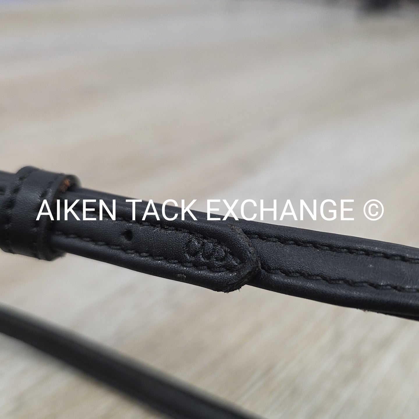 Synthetic Flat Running Martingale, Black, Size Cob