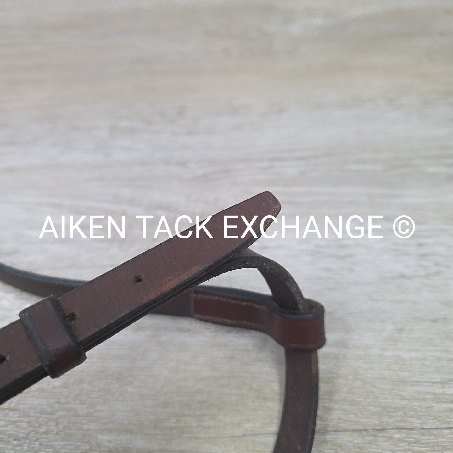 Flat Plain Figure 8 Noseband, Brown, Oversize