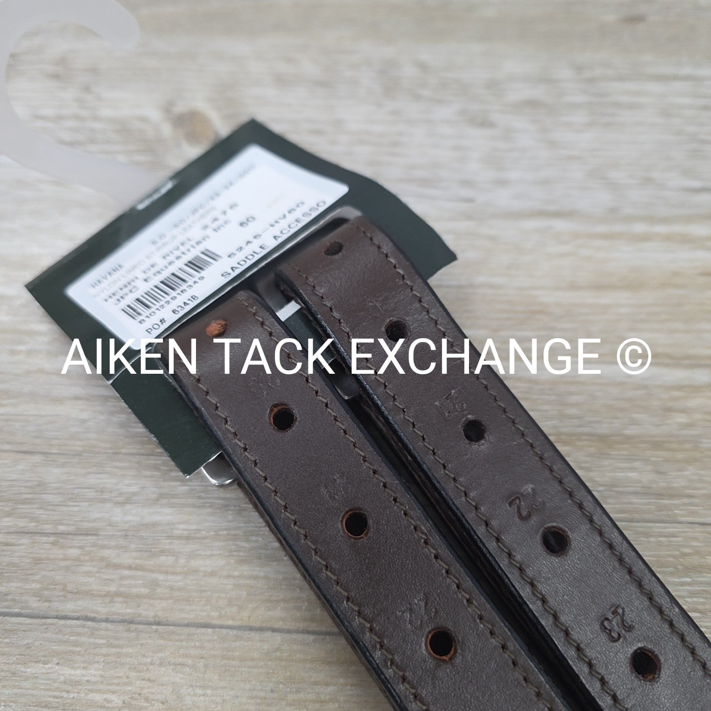 HDR Nylon Lined Stirrup Leathers, Havana, 60"