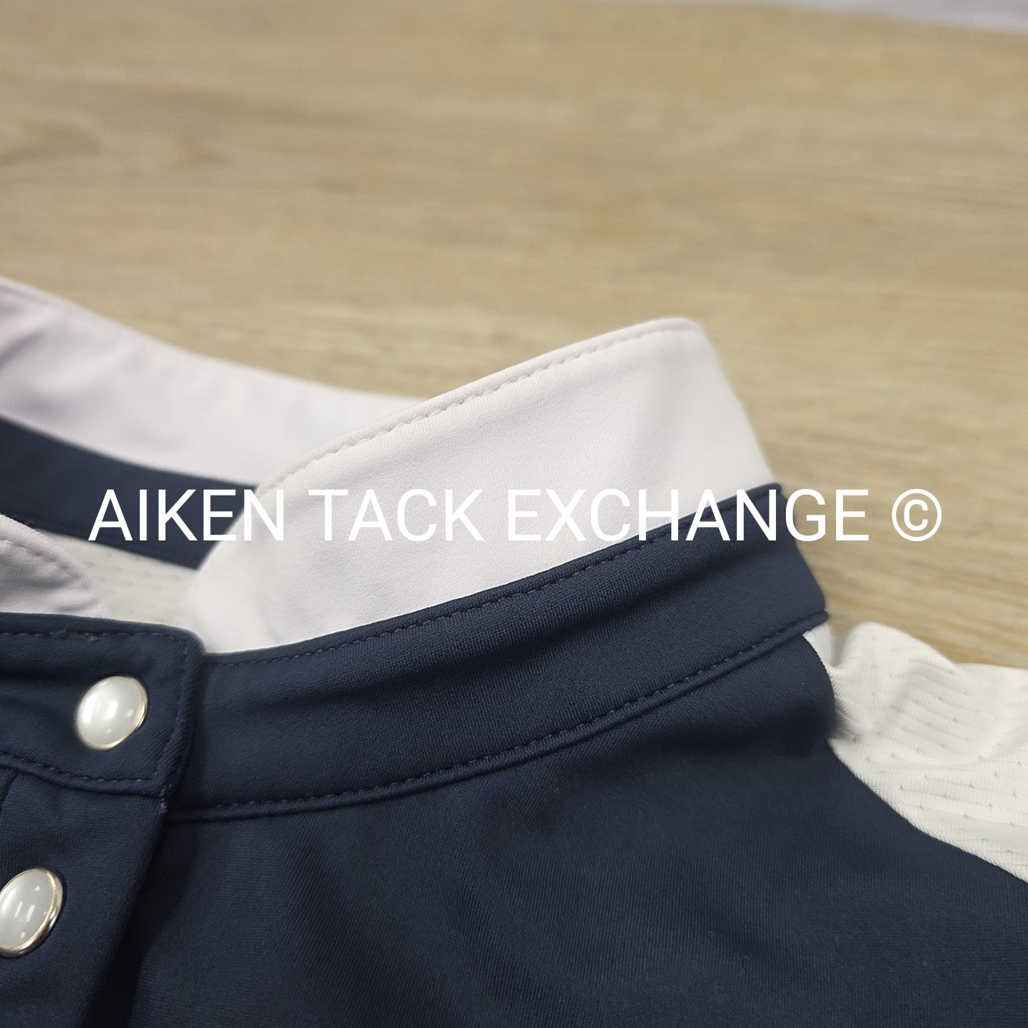 Free Ride Equestrian Devon Short Sleeve Show Shirt, Size Large