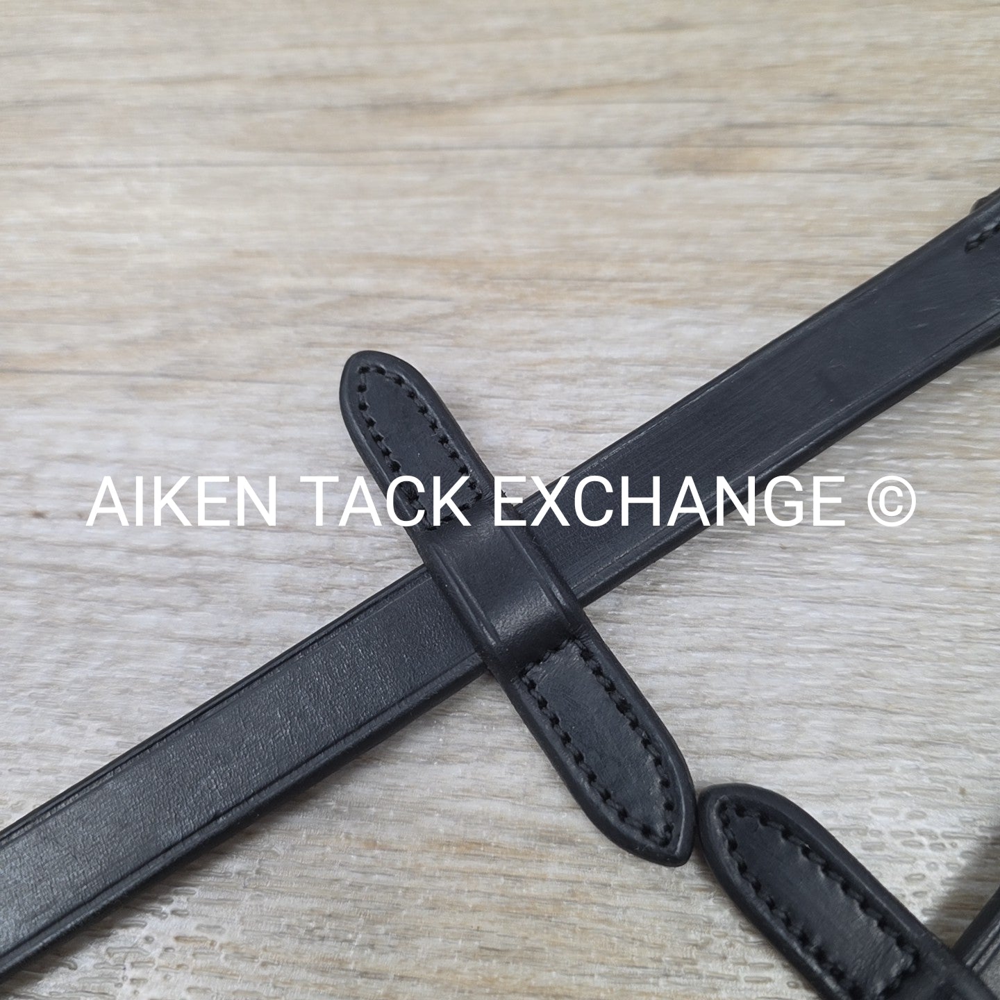 Passier Leather Reins with Hand Stops, Black, 55"