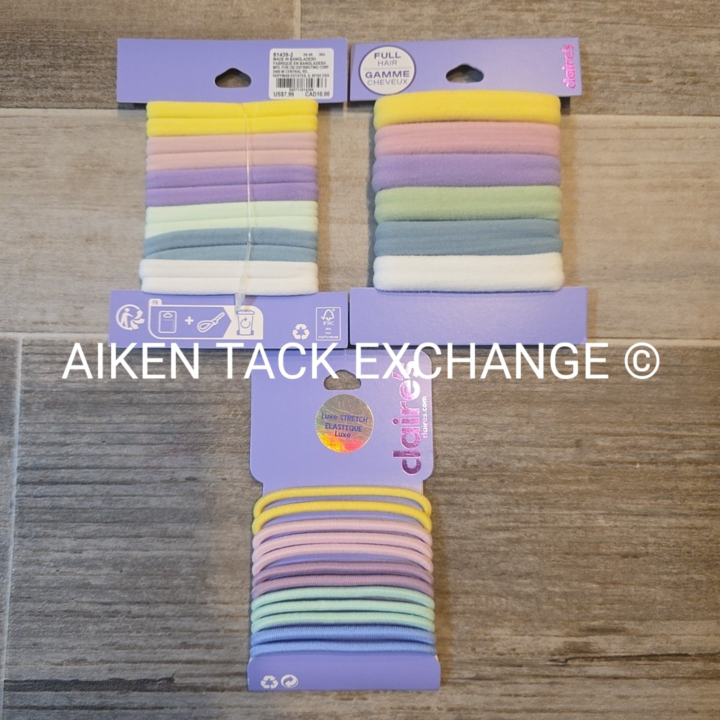 Claire's Hair Ties - Set of 3