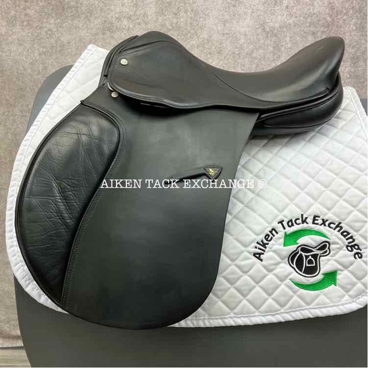 Jeffries Falcon Event All Purpose Saddle, 16.5" Seat, Wide Tree, Wool Flocked Panels