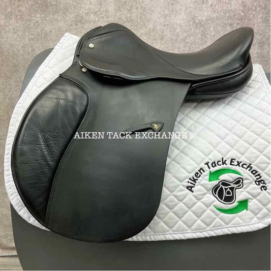 Jeffries Falcon Event All Purpose Saddle, 16.5" Seat, Wide Tree, Wool Flocked Panels