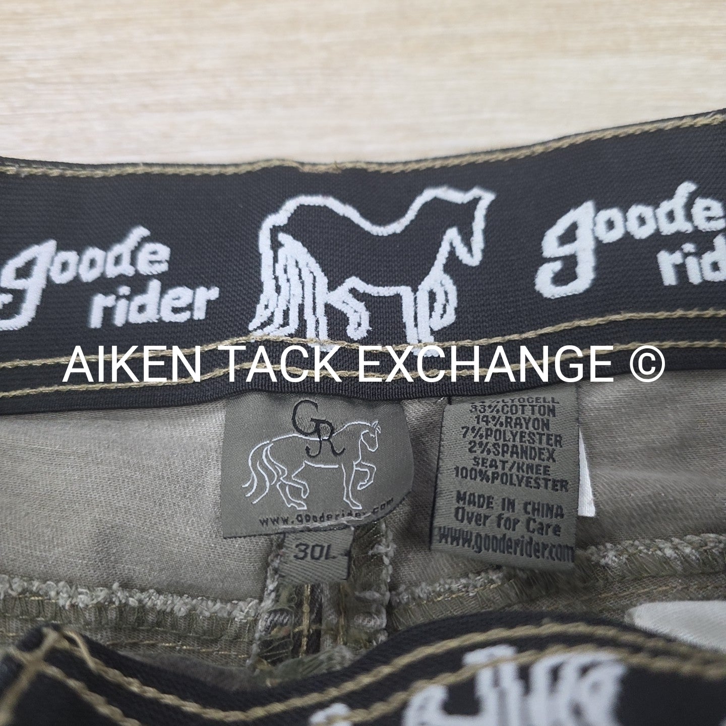 Goode Rider Full Seat Camo Breeches, Women's 30 Long