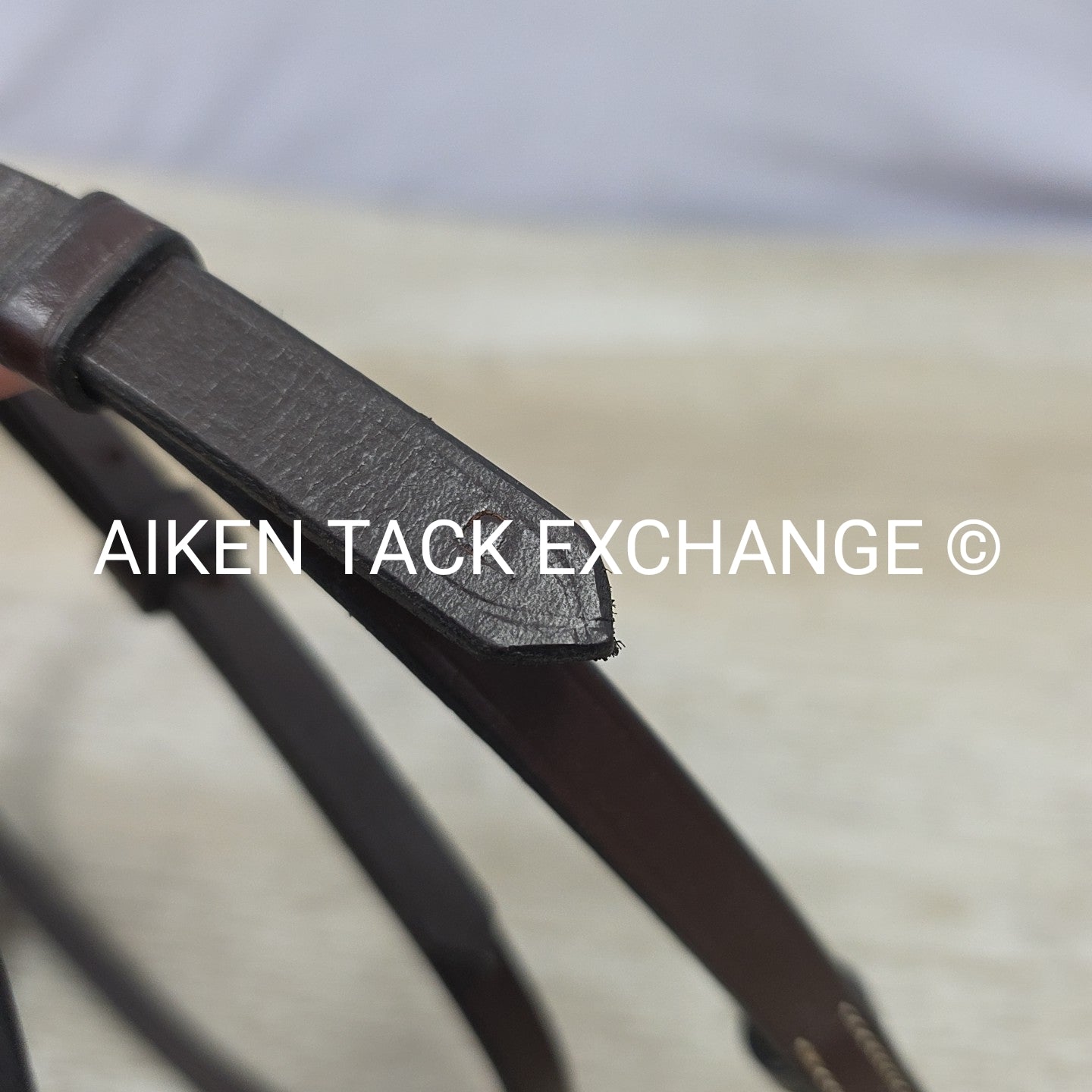 Plain Raised Bridle, No Reins, Brown, Size Pony