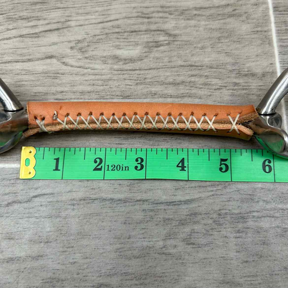 Leather Covered Mullen Mouth Braden Direct Bit 5"