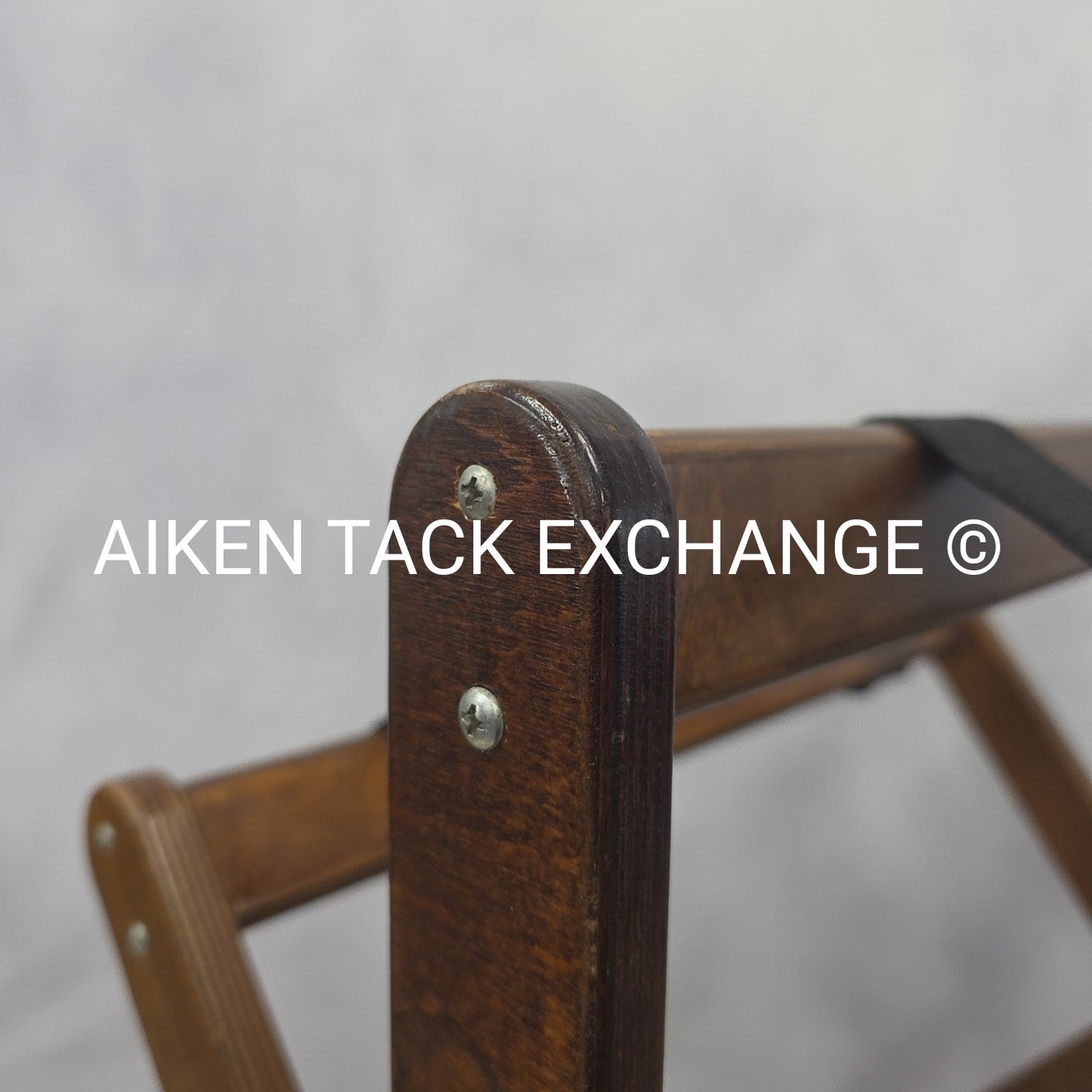 Wood Portable Folding Saddle Stand