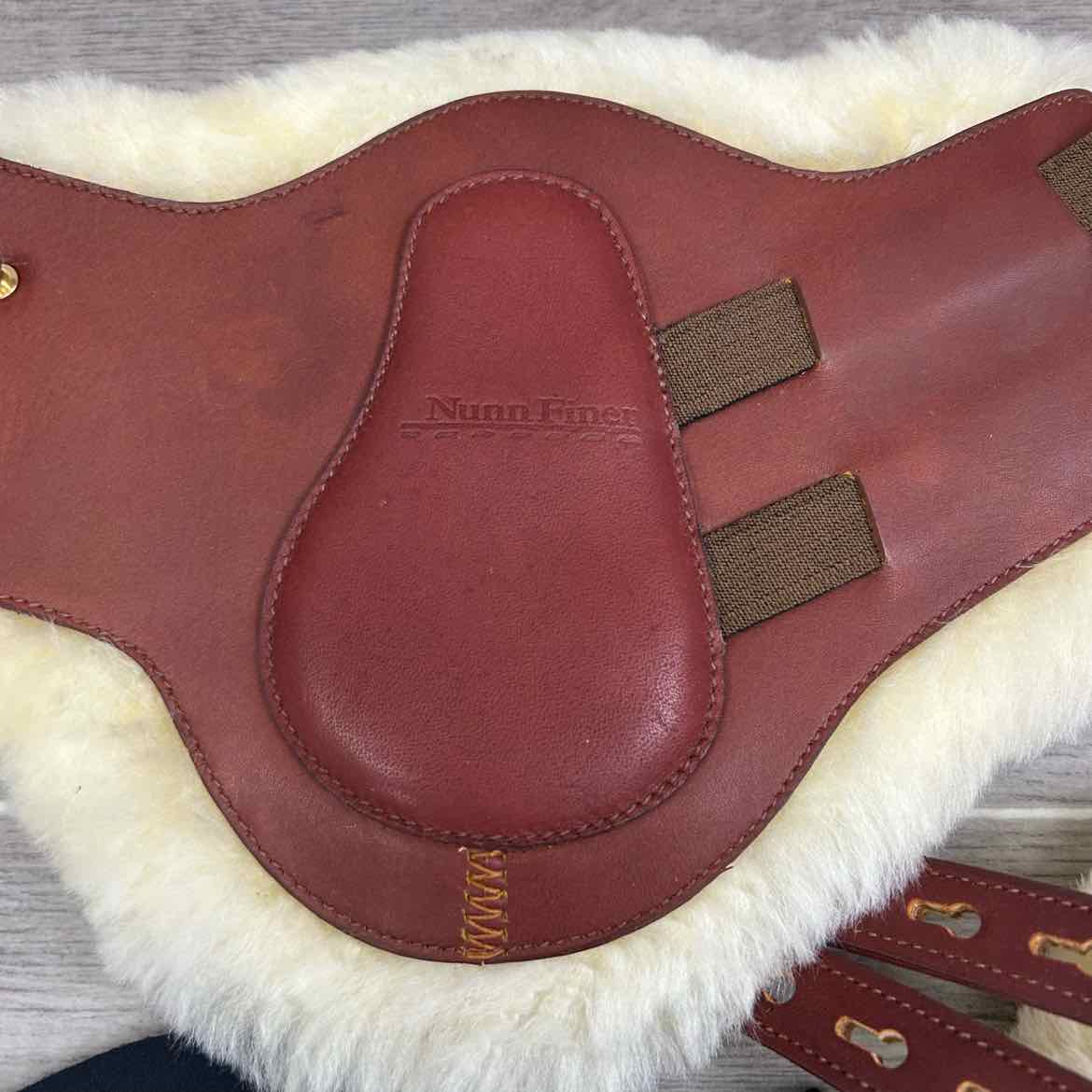 Nunn Finer Hind Fetlock Boots with Removable Sheepskin & Neoprene Liners, Brown,