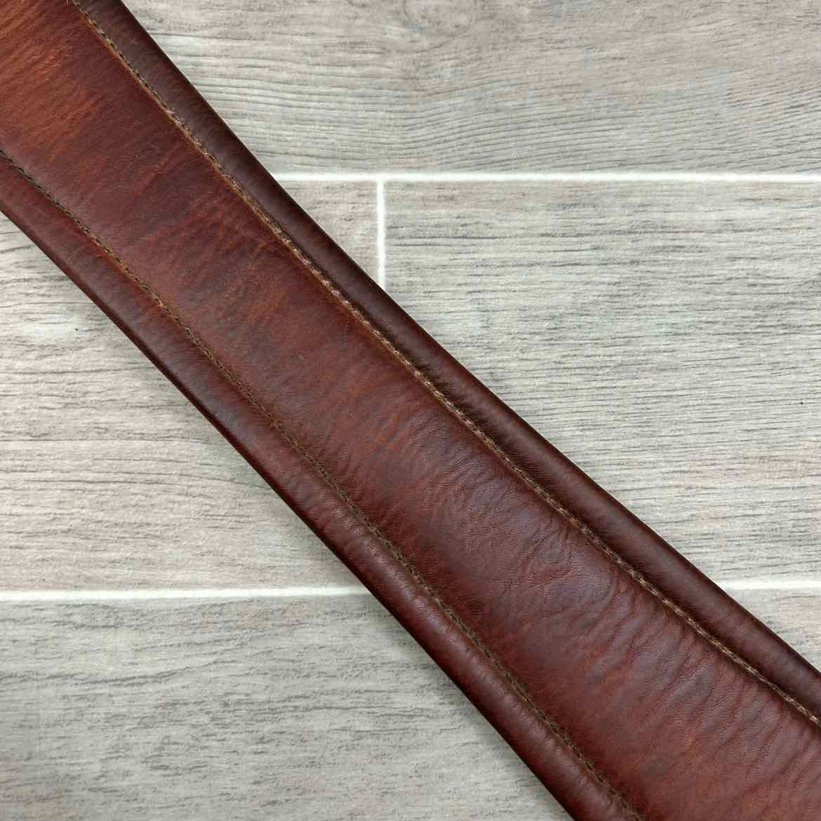 HDR Leather Girth with Single End Elastic 50"