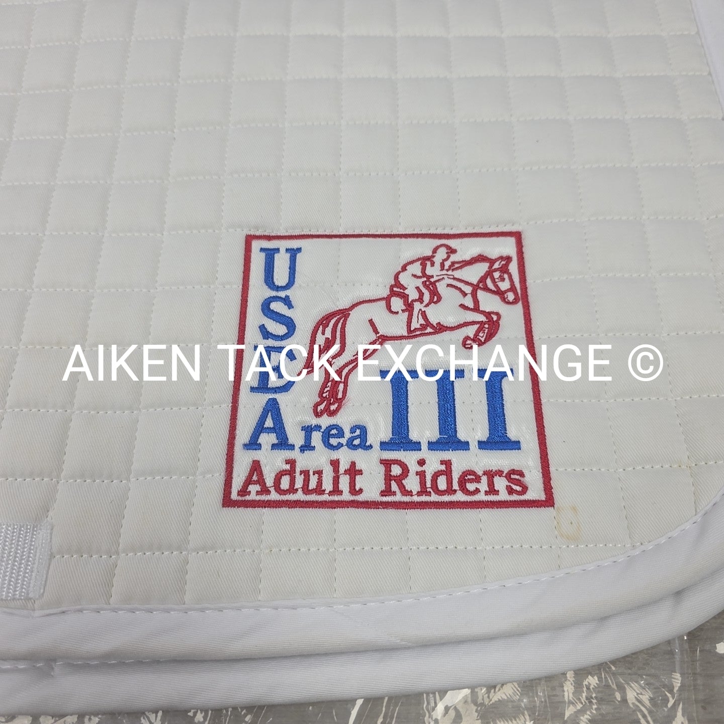 Dover Saddlery Dressage Saddle Pad with Embroidery