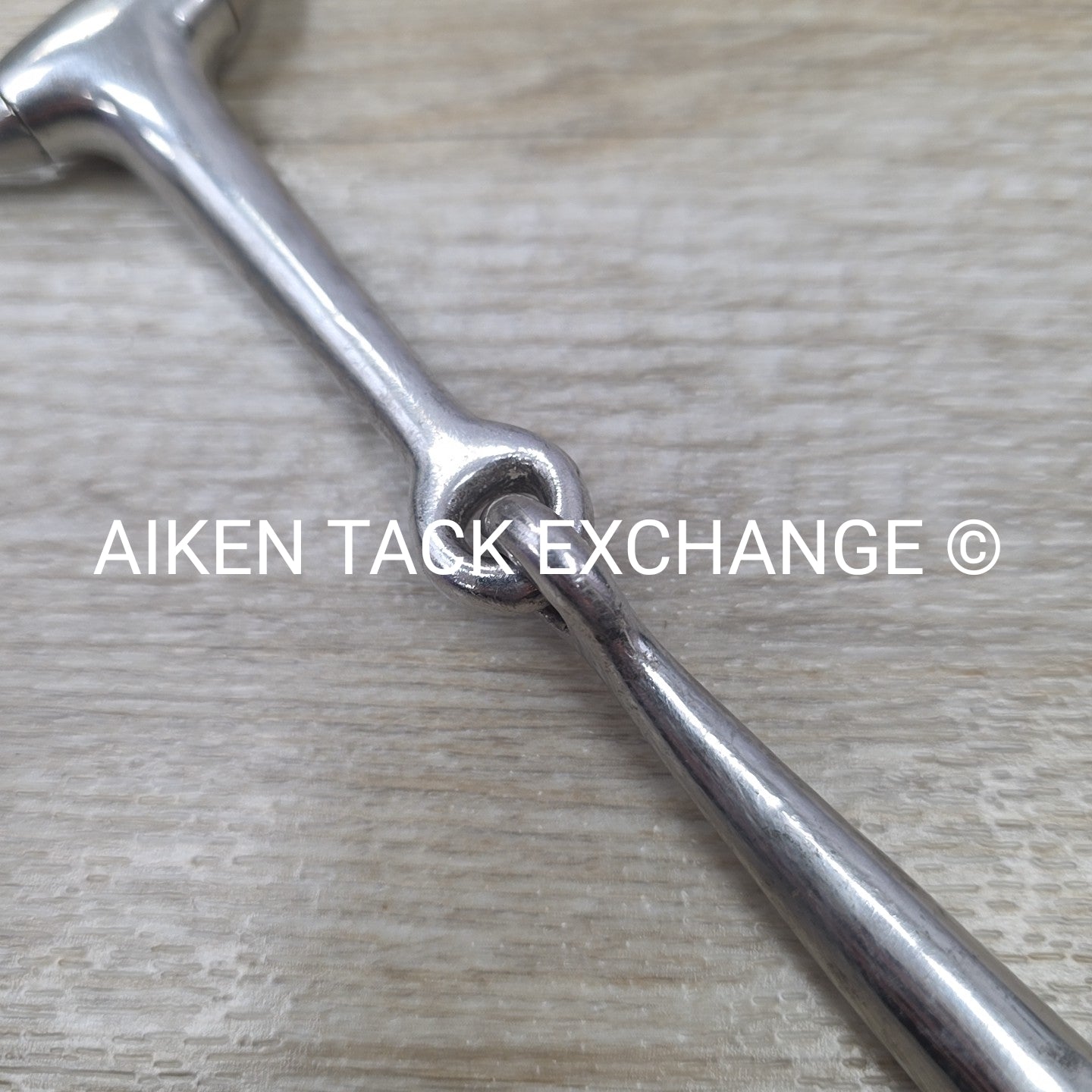 Single Joint Eggbutt Bradoon Bit 5.5"