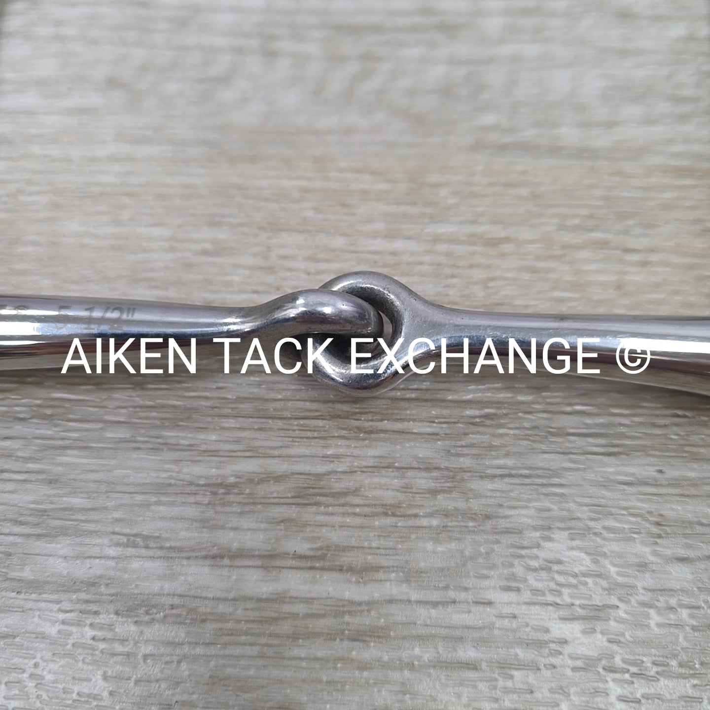 Korsteel Single Joint Full Cheek Gag Bit, 5.5"