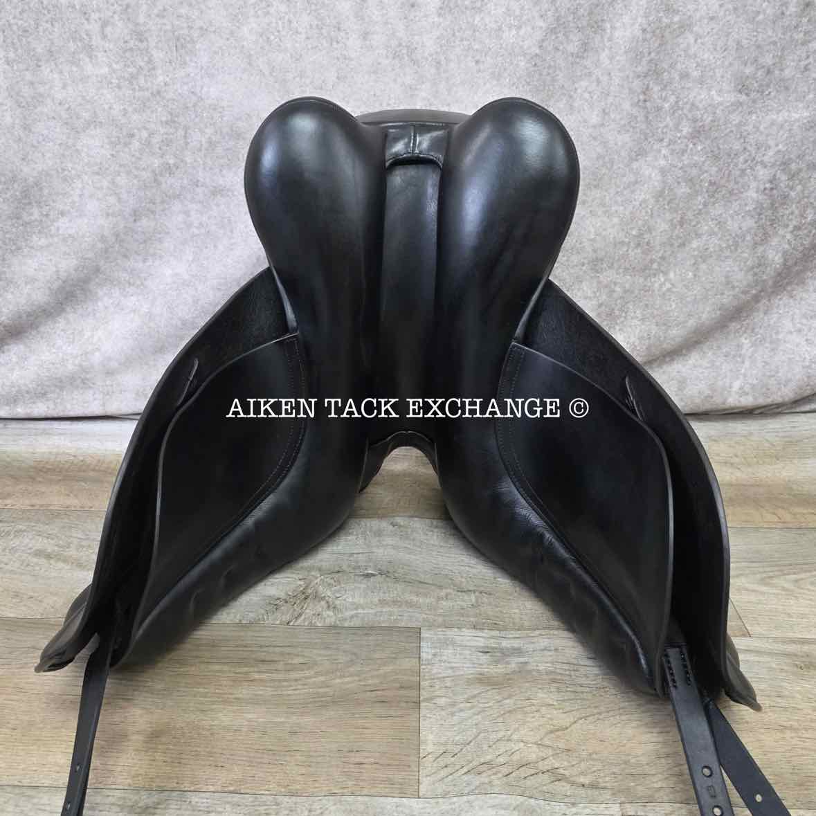 2006 Trilogy Verago Elite Dressage Saddle, 18.5" Seat, Wide Tree, Wool Flocked Panels