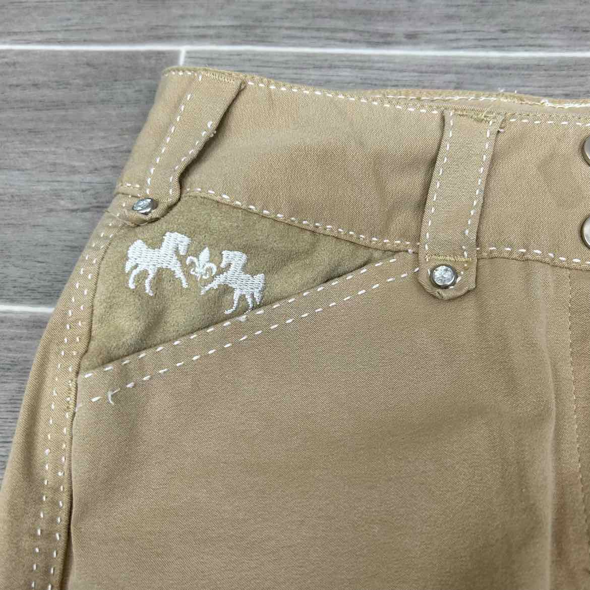Equine Couture Knee Patch Breeches, Size 28