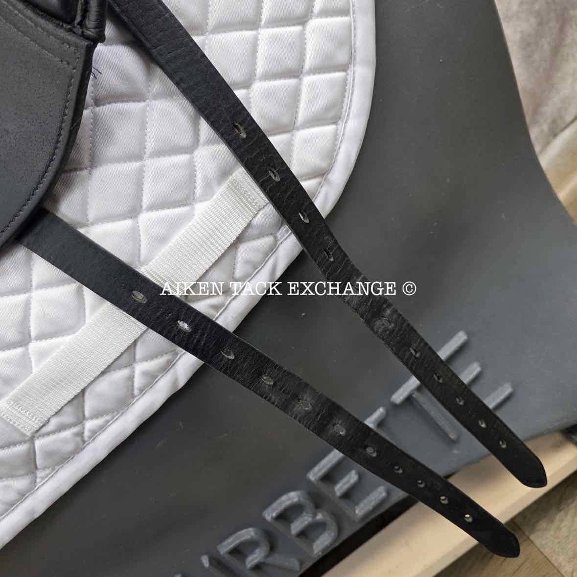 2020 Custom Saddlery Wolfgang Gemini R Monoflap Dressage Saddle, 17.5" Seat - Short Flap, Adjustable Tree, Wool Flocked Panels