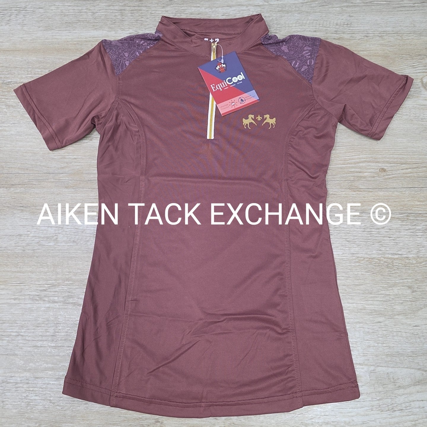 Equine Couture EquiCool Short Sleeve Top, Size X-Small