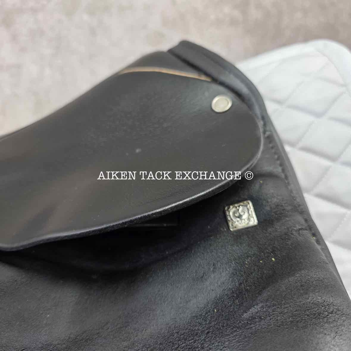 Stubben Tristan Dressage Saddle, 18" Seat, 31.5cm Tree - Medium Wide, Wool Flocked Panels