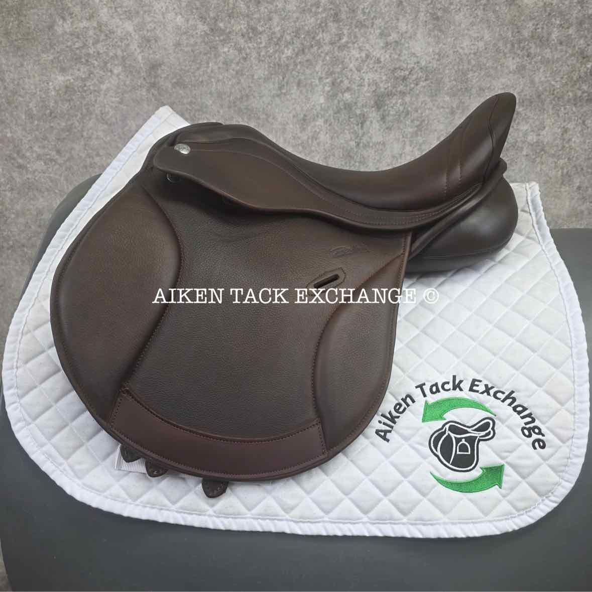 **SOLD** Zaldi Europa 2G All Purpose Saddle, 17" Seat, Medium Wide Tree, Wool Flocked Panels
