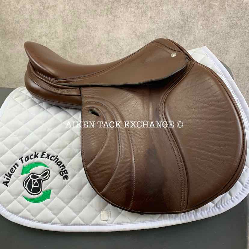 2019 Schleese Bi-NateLine UniLight Hunter/Equitation Jump Saddle, 17" Seat, Adjustable AdapTree, Wool Flocked PSI Panels