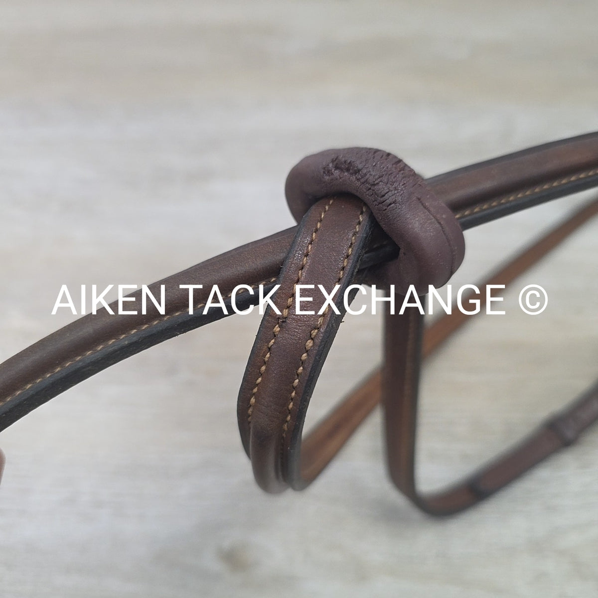 Beval Plain Raised Standing Martingale, Brown, Size Full