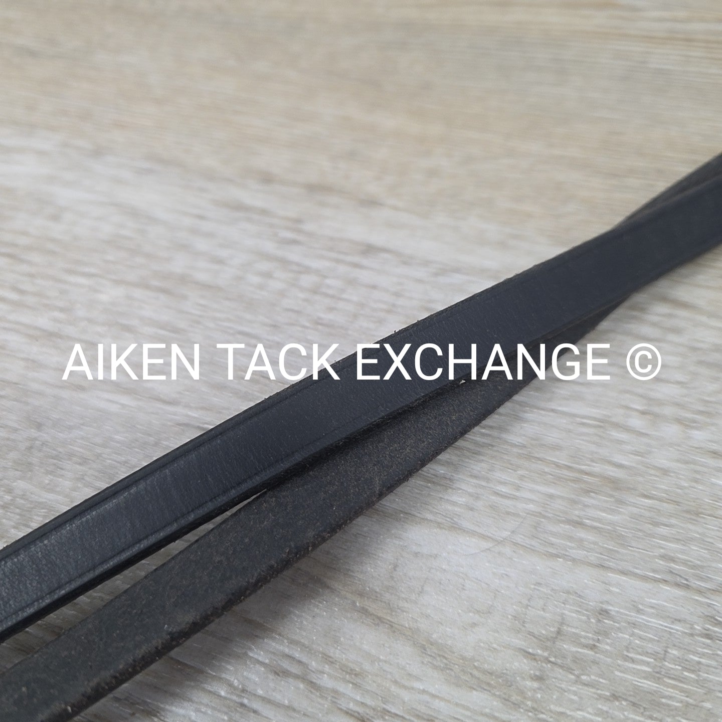 Flat Curb Rein, Black